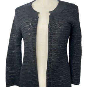 Banana Republic Knitted Jacket with Metallic Accents